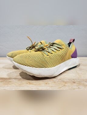 ALLBIRDS Women's Tree Flyer Knit Running Shoes (9) Yellow/Purple